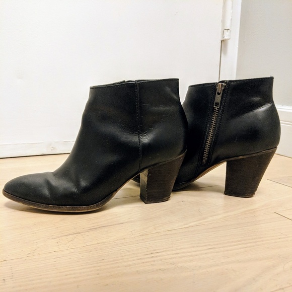 J. Crew Laine black leather ankle booties - Picture 3 of 8